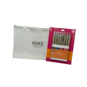 Micron Pen Set + Make Market Pouch